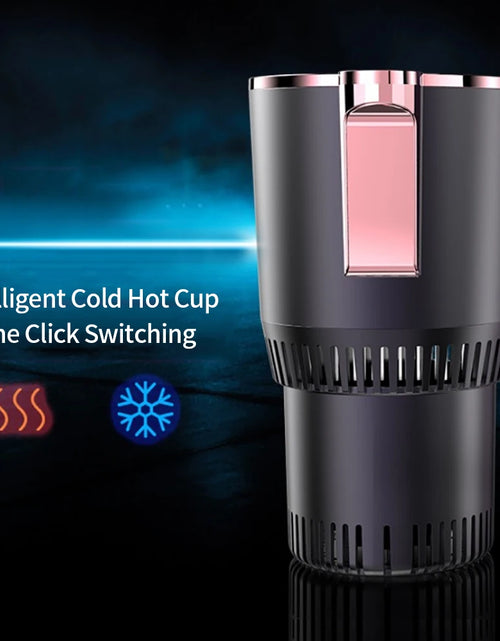 Load image into Gallery viewer, Smart Car 2-In-1 Hot and Cold Cup Drinks Holder Home Fast Refrigeration Cooling/Heating Mini Touch Screen Beverage Mug
