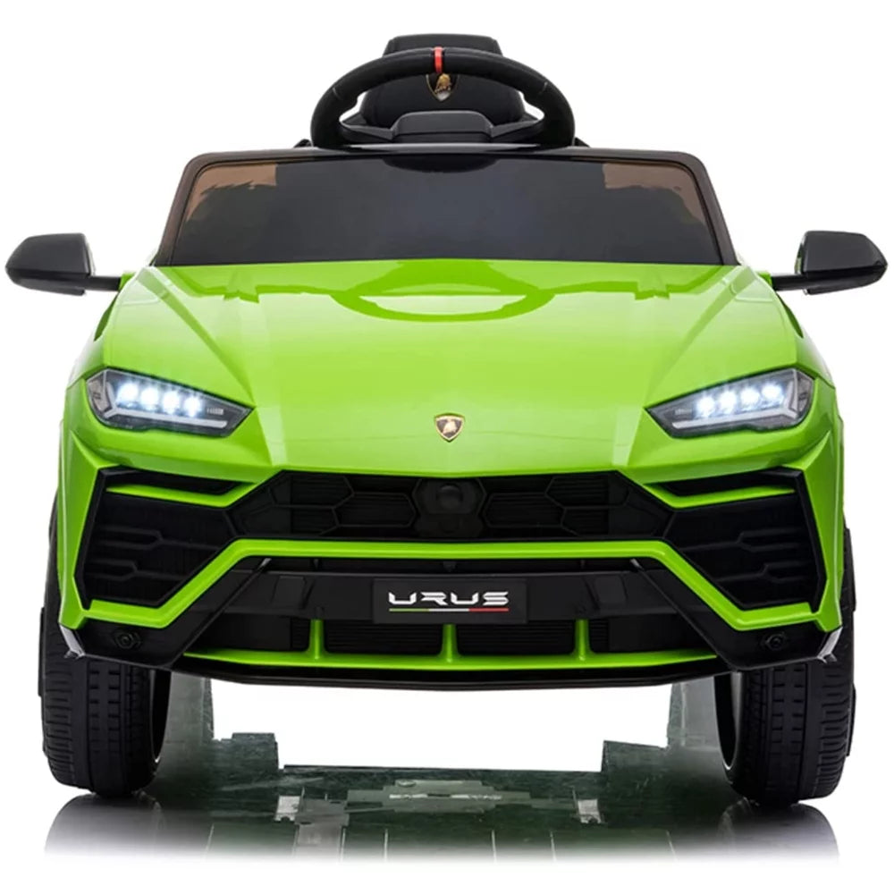 Lamborghini Urus 12V Electric Powered Ride on Car Toys for Girls Boys, Yellow Kids Electric Vehicles Ride on Toys with Remote Control, Foot Pedal, MP3 Player and LED Headlights, CL61