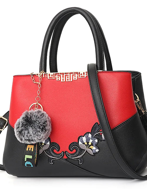 Load image into Gallery viewer, Embroidered Messenger Bags Women Leather Handbags Bags for Women 2021 Sac a Main Ladies Hand Bag Female Hand Bag New
