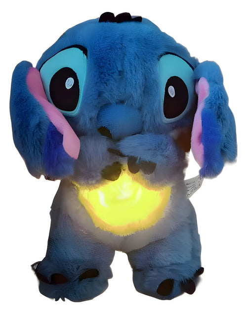 Load image into Gallery viewer, Angry Moving Jumping Star Plush Toy Stitch Baby Breathing Bear Plush Backpack Ornament Stuffed Doll Swinging Stars Keychain Gift
