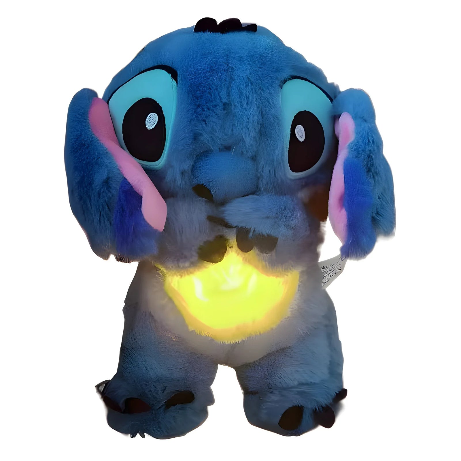 Angry Moving Jumping Star Plush Toy Stitch Baby Breathing Bear Plush Backpack Ornament Stuffed Doll Swinging Stars Keychain Gift