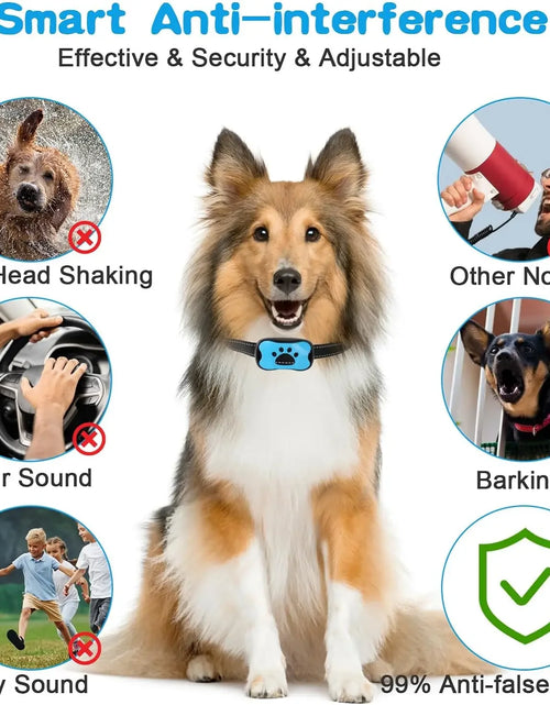 Load image into Gallery viewer, Pet Dog anti Barking Device USB Rechargeable Dogs Training Collar Ultrasonic Stop Barking Vibration anti Bark Collar
