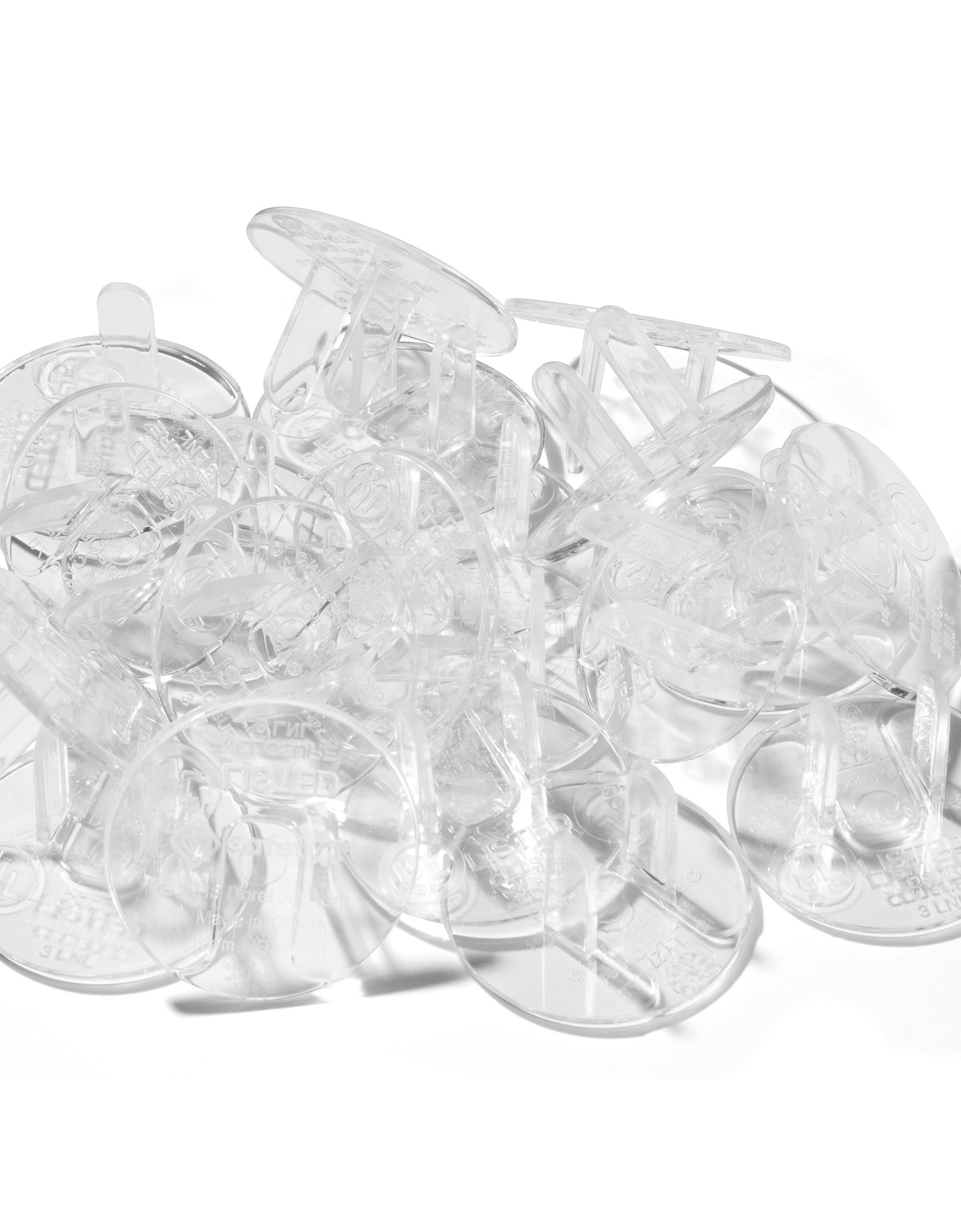 Safety 1ˢᵗ Ultra Clear Plug Protectors (20Pk), Clear, Toddler