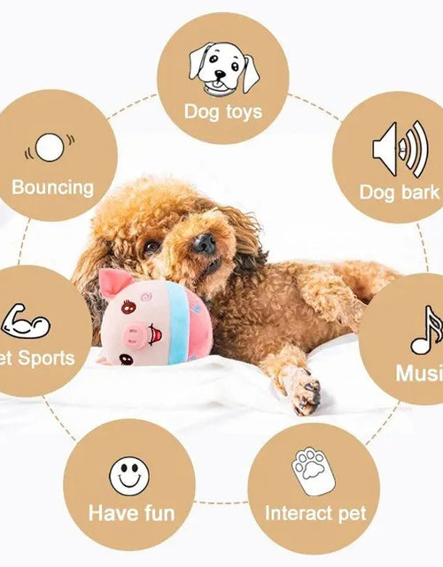 Load image into Gallery viewer, Pet Smart Cat Toy Electric Automatic Plush Bouncing Toys Interactive Toys Self-Moving Kitten Toys for Indoor Playing
