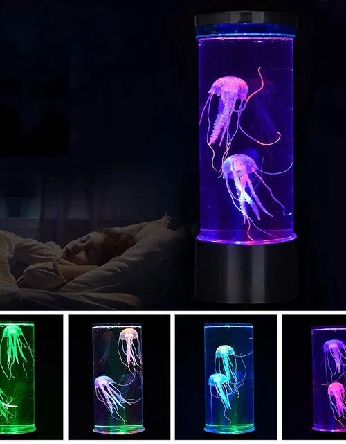 Load image into Gallery viewer, Color Changing Jellyfish Lamp Usb/Battery Powered Table Night Light Children&#39;S Gift Home Bedroom Decor Boys Girls Birthday Gifts
